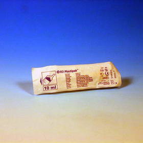 Unbranded Syringe Sterile 10ml Eccentric Luer Slip Pack of