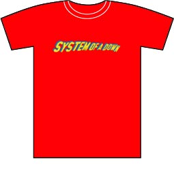 system of a down superhero t shirt