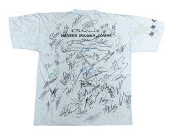 T-Shirt Signed by 57 F1 Drivers
