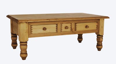 TABLE COFFEE 3 DRAWER