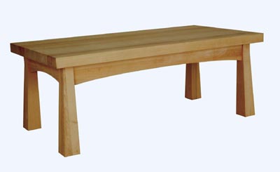 BEECH ARTS AND CRAFTS COFFEE TABLE