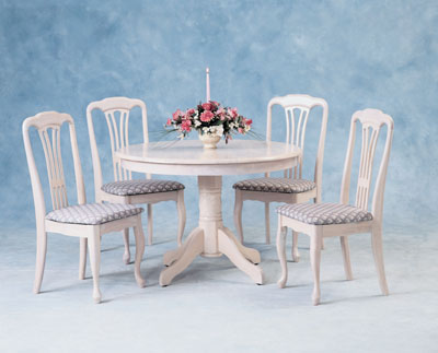 TABLE DINING SET SORRENTO & 4 CHAIRS