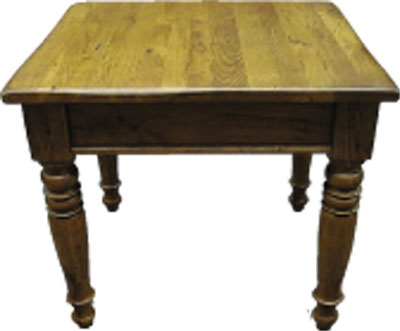 A very useful occasional end table from our Rustic range. Exremely sturdy and finished with a