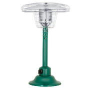 The table top gas outdoor heater is designed to sit on your garden table and has a 2.7kw output with