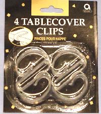 Tablecover clips