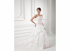 Unbranded Taffeta Halter Beaded Embroidery Pick-up