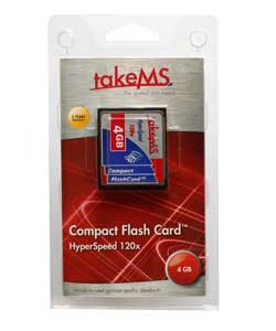 Unbranded Takems 4GB 120x Hyperspeed CF Card