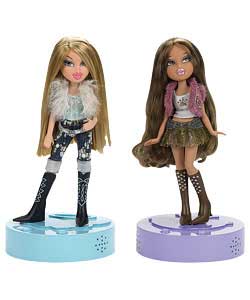 Push the button on the base that comes with each doll, to have conversations. Requires 3 x AA