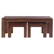 Unbranded Tamarai Nest Of 3 Coffee Tables, Sheesham