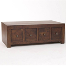 Tampica dark wood coffee table furniture