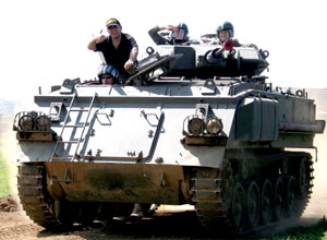 Unbranded Tank paintball battle