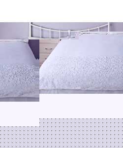 Tapework Floral Double Duvet Cover Set - Oyster