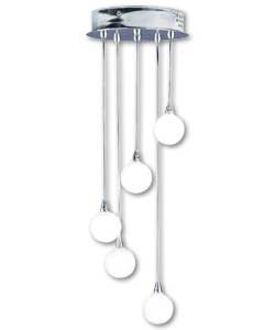 Taranto 5 Light Fixed Rod