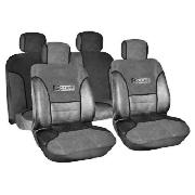 Unbranded Targe grey/black seat covers