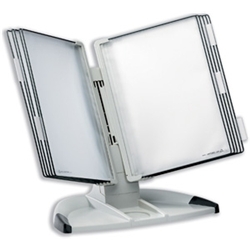 Tarifold Desk Stand 10 Pockets Grey