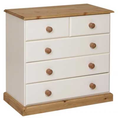 Unbranded Tarka painted Chest of Drawers 2 over 3