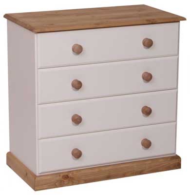 Unbranded Tarka painted Chest of Drawers 4 drawer
