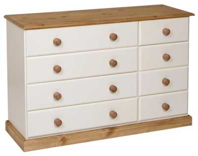 Unbranded Tarka painted Combination Chest of drawers 4 by