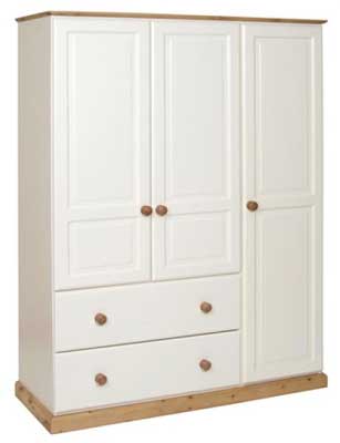 Unbranded Tarka painted Double Wardrobe deep with two