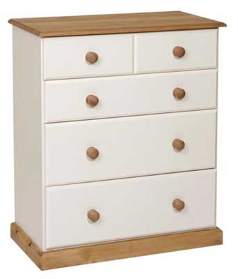 Unbranded Tarka painted Jumper Chest of Drawers 2 over 3