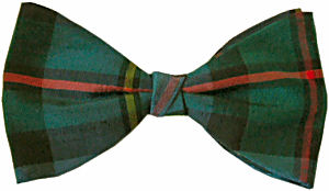 Unbranded Tartan Bow Tie - Ancient MacLoed (Green)