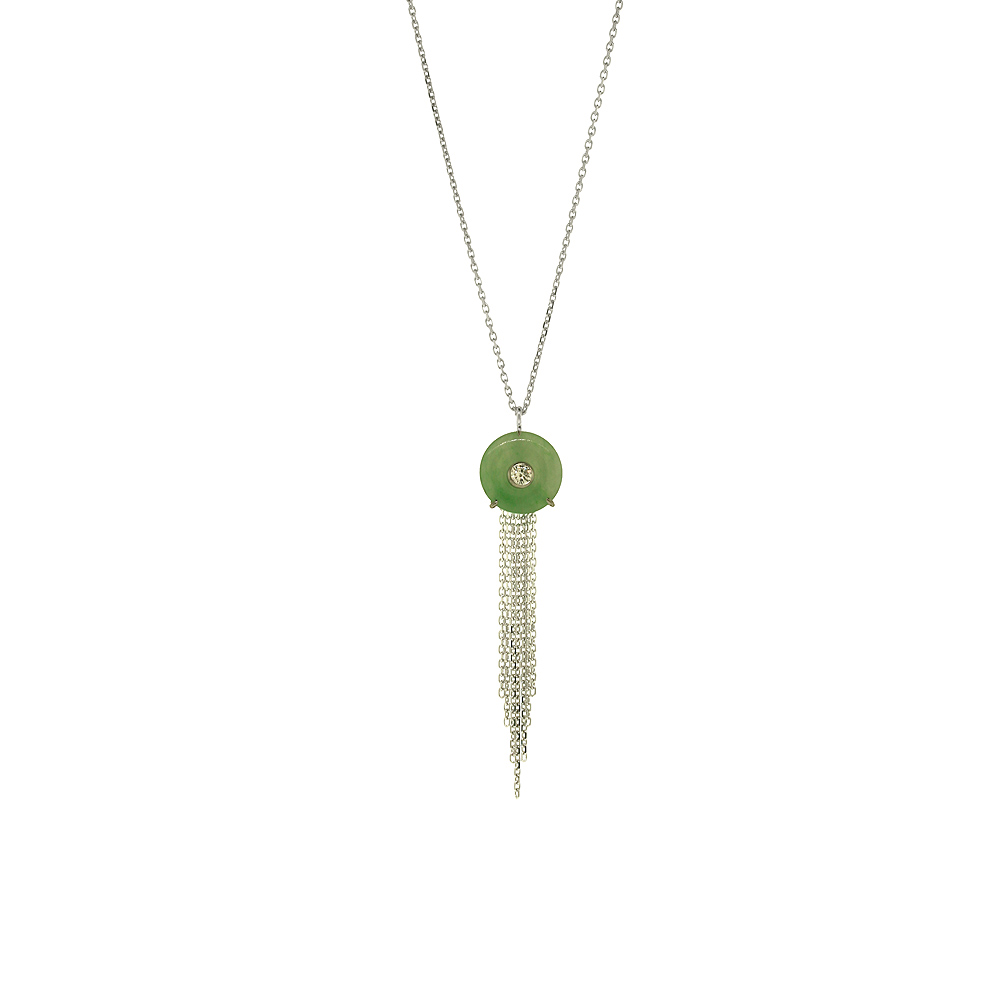 Unbranded Tassel Necklace - White Gold