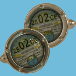 Unbranded Tax Disk Cufflinks