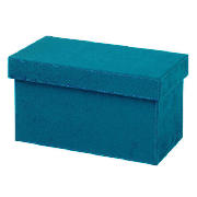 Unbranded Teal faux suede CD box