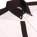 Teamwear`s Clubman is a crisp short sleeve white shirt with contrasting black coloured trim. Will gu