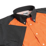 Unbranded Teamwear Oval Shirt Orange/Black