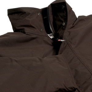 This Teamwear Stowe jacket is 100 waterproof and has breathable taped seams perfect for those dismal
