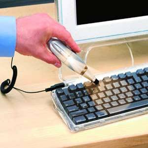 Techvac - Mini Keyboard Vacuum Techvac is a useful and practical tool as well as a thoughtful gift. 