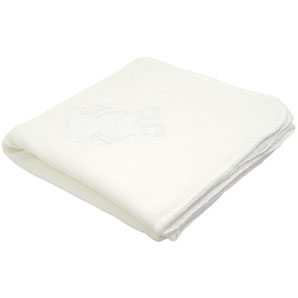 Unbranded Teddy Baby Shawl, Ecru