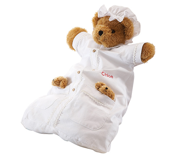 Unbranded Teddy Bear Nightdress Case - Personalised