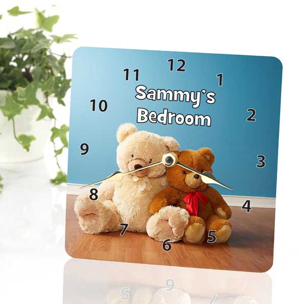 Unbranded Teddy Bear Personalised Clock