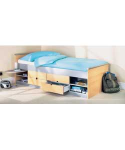 Teen Single Cabin Bed with Firm Mattress