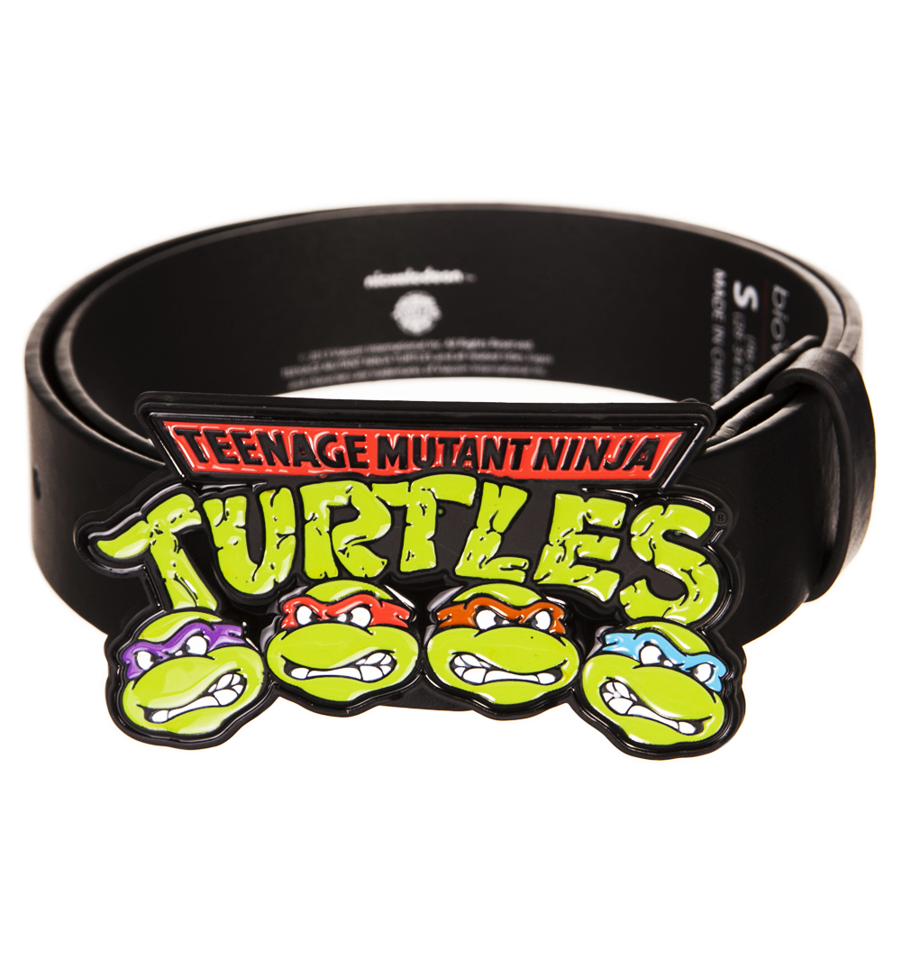 Unbranded Teenage Mutant Ninja Turtles Black PU Belt