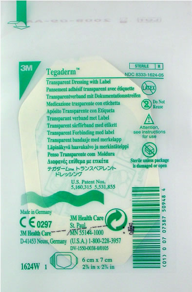 Unbranded Tegaderm Transparent Dressing 6cm x 7cm