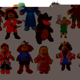 Unbranded Tell-a-Tale Puppets