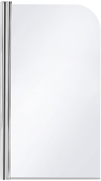 Unbranded Tempeste Bath Shower Screen 750x1350mm Reversible