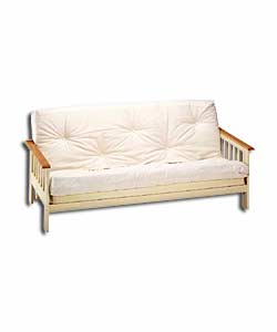 Tennessee Buttermilk Futon and Natural Mattress