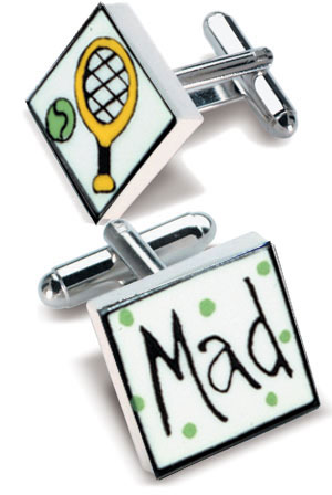 Unbranded Tennis Mad Cufflinks