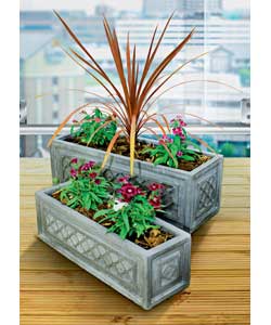 Unbranded Terracino Lite Planters - Set of 2,