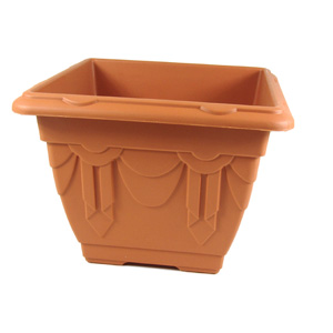 Unbranded Terracotta Square Planter 29 x 38 x 38cm