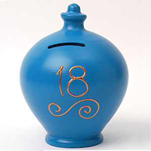 The Terramundi is an �Etruscan Money Amphora�. These money pots have been traditionally used in
