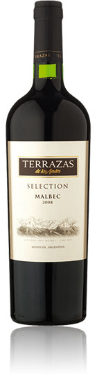 Unbranded Terrazas de Los Andes Selection Malbec 2008,