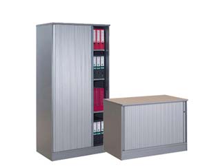 Unbranded Tesla tambour cupboards