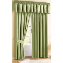 Unbranded TESSA LINED SATIN CURTAINS