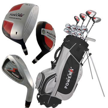 Unbranded Texan POWER 2 Golf Clubs set with SQUARE WOODS