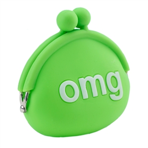 Unbranded Text Speak Silicone Purse - OMG